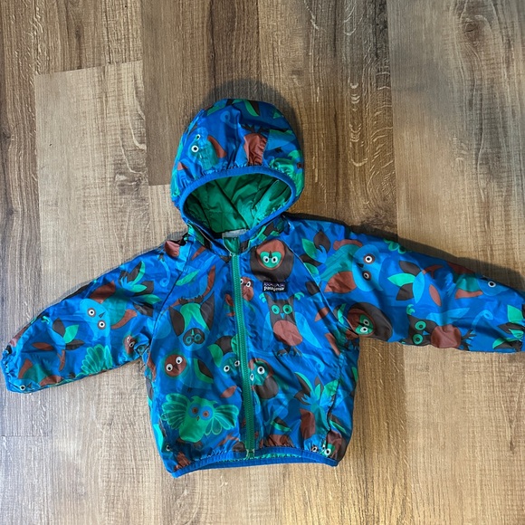 Patagonia Toddler Reversible Hooded Down Jacket Size 18 months - Picture 3 of 11